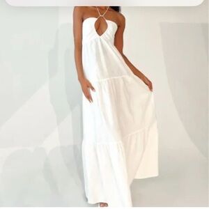 Princess Polly White Maxi Dress